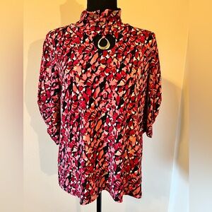 LI.N. Studio 3/4 Sleeve Knit Top